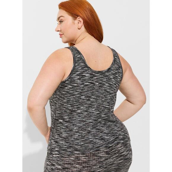 Torrid 1x 1 14-16 Hacci Scoop Neck Lounge Sleep Tank - Picture 3 of 3